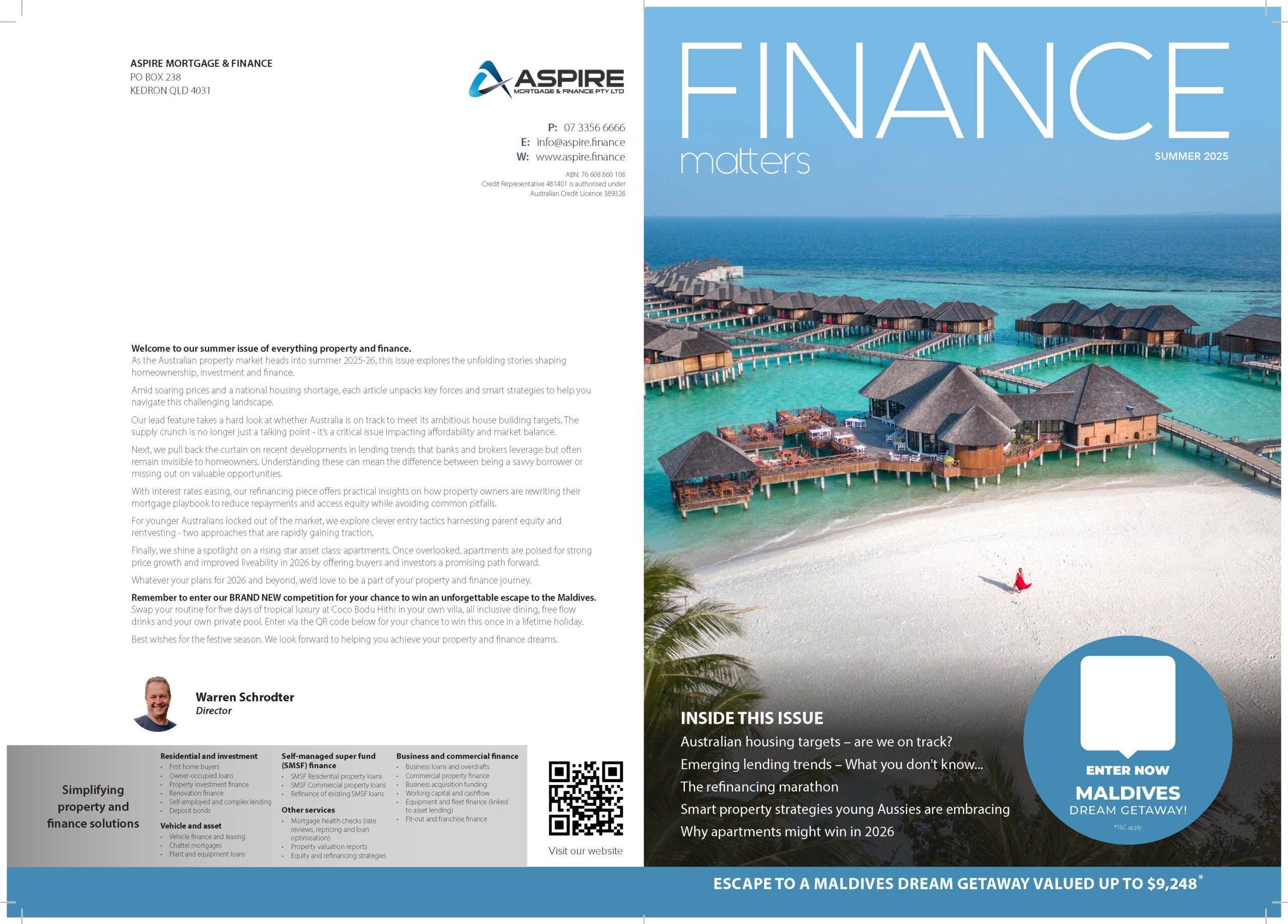 Photo of Finance Matters Magazine cover
